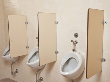 URINAL PANELS - HPL toilet partition by GES Group - view 2